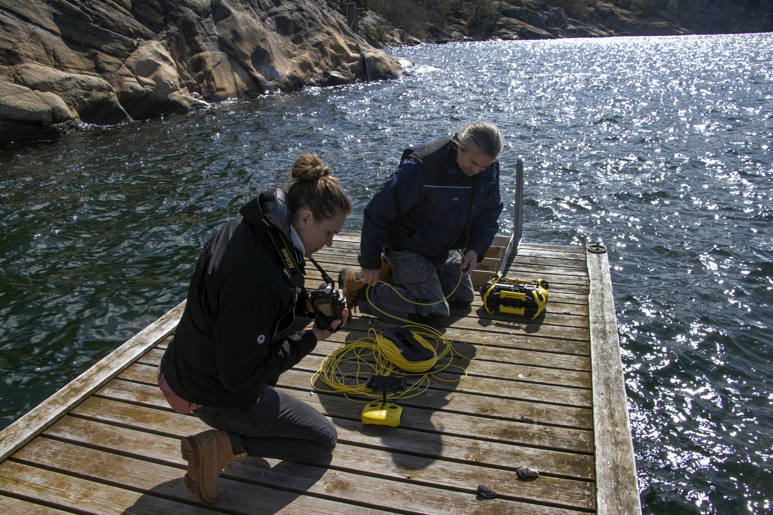 Test av sensorer. Bornö. Fotograf: Torsten Linders